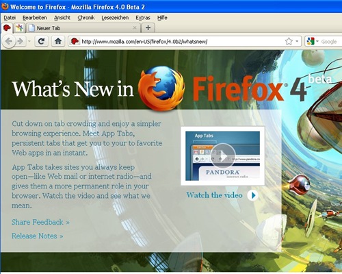 Firefox 4 Beta 2