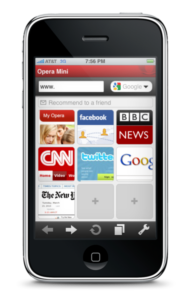 Opera on the iPhone