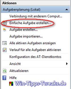 Einfache Aufgabe erstellen