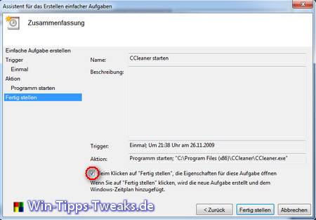 Eigenschaftsfenster öffnen Eigenschaftsfenster öffnen