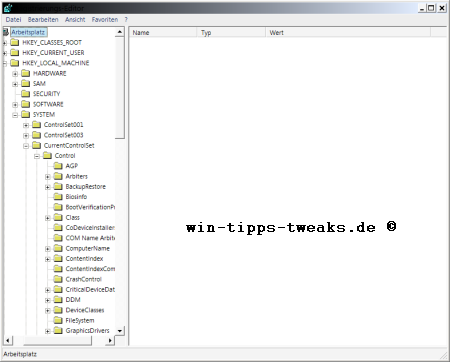 registry2 Windows Registrierungsdatenbank regedit