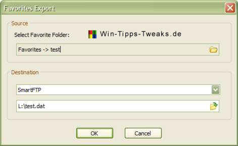 Smart ftp favoriten export favoritenexport