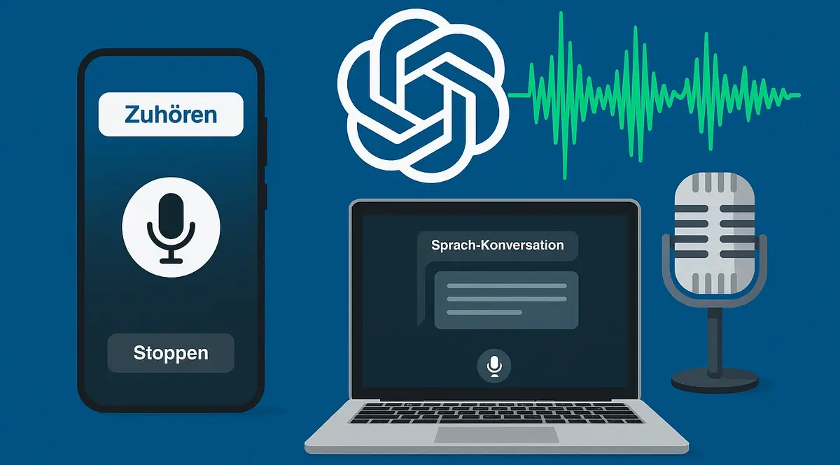 ChatGPT mit Stimme nutzen: So funktioniert der Audiomodus
