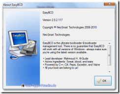 Informazioni su EasyBCD