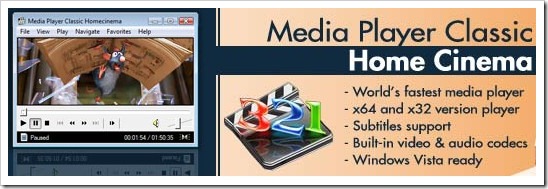 Media Player Classic - Ev Sineması