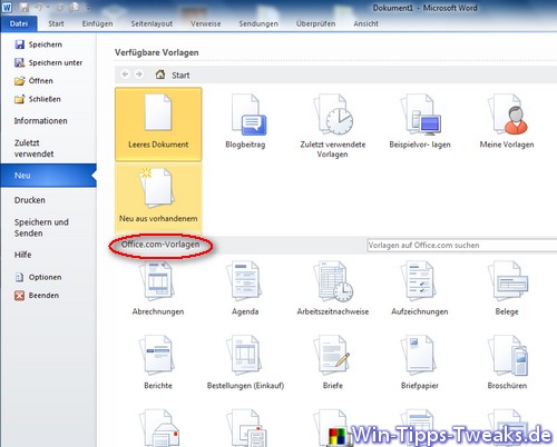 Office 2010 Vorlagen Speicherort Allgemein Office Tipps