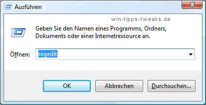 ausfuehren-regedit