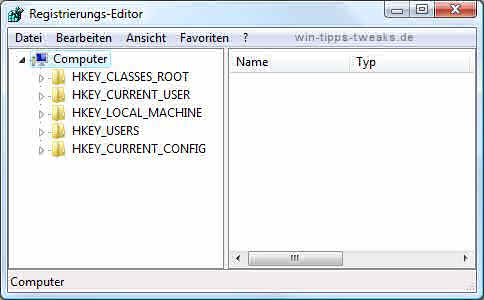 registry editor