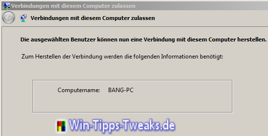 Verbindung mit einem Computer herstellen