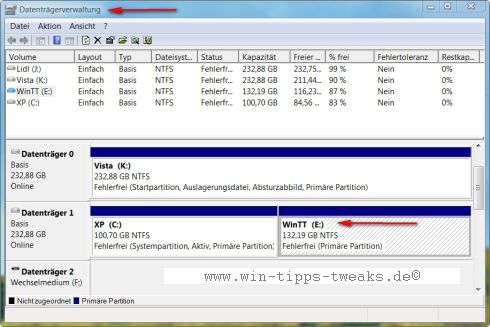 Vista Disk Management