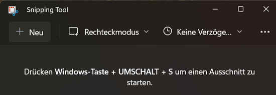 Windows 11 Snipping Tool