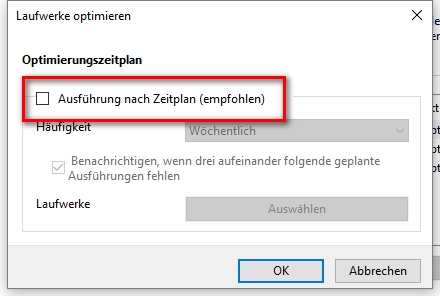 Windows 10 Tips Defragmentation