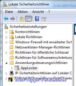 Applocker Menü