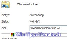Ziel eingeben Ziel eingeben