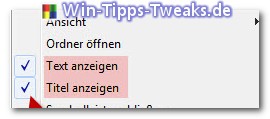 Text anzeigen und Titel anzeigen entfernen. haken_an2.jpg