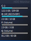 Dispositivo per il monitoraggio dell'HDD