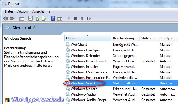 Windows Search Windows Search