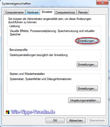 Systemeigenschaften