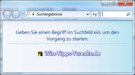 The Windows 7 search