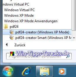Setup installieren unter Windows 7