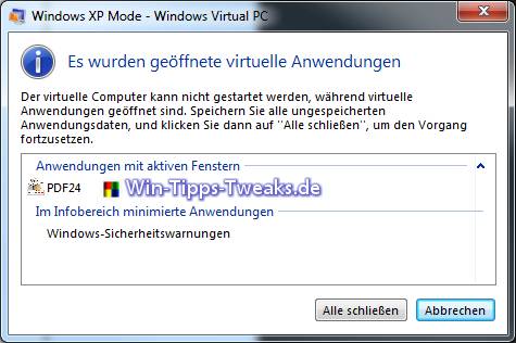 XP Mode kann nur alleine laufen!