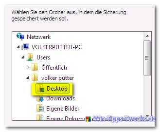 Windows-Sicherung Speicherort festlegen sichern3.jpg