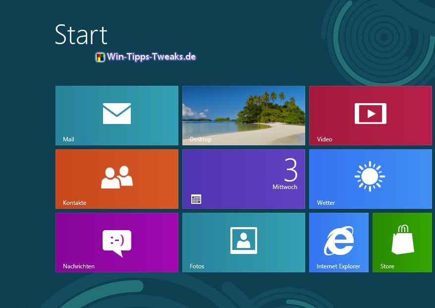 Start menu overview