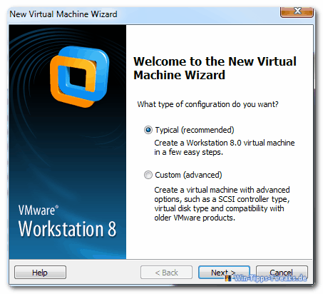 New Virtual Machine Windows 8